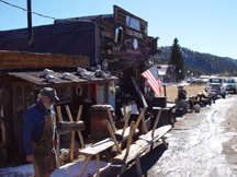 Bill in front of Guffey Garage