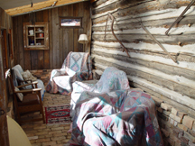 Sunroom with comfortable chairs.