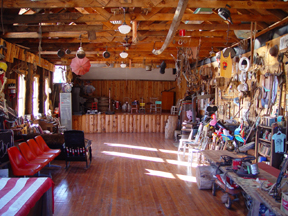 Inside the Guffey Town Hall